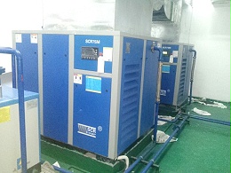 SCR75M空压机应用于东莞某机械制造厂