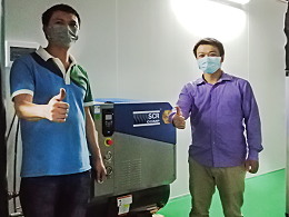 一体式永磁变频空压机助力广州富瑞健康科技有限公司解决口罩生产需求